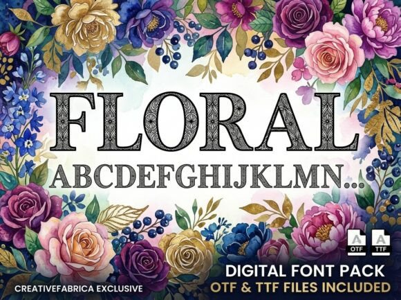 Discovering the Artistic Edge of Floral Typography