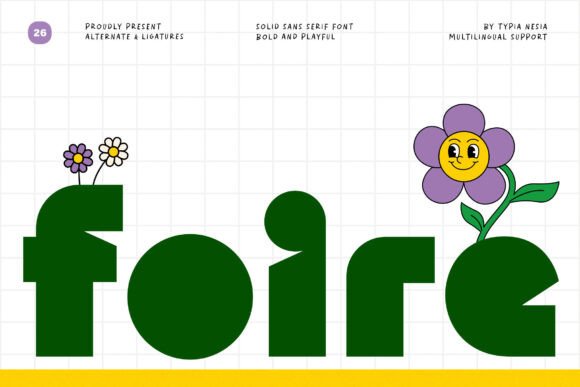 Foire: A Playful Font That Brings Modern Charm to Creative Projects