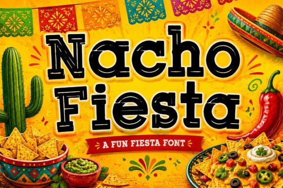 Nacho Fiesta: A Typeface Pulsating with Mexican Energy